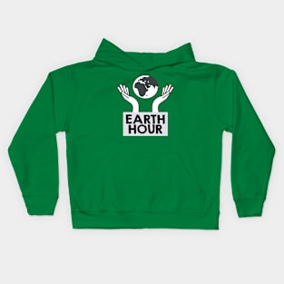 Earth Hour Day Kids Hoodie